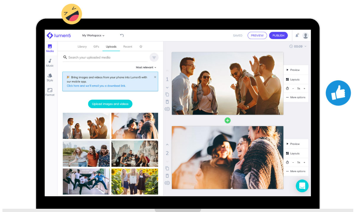 Lumen5: تبدیل متن به ویدیو در چند دقیقه