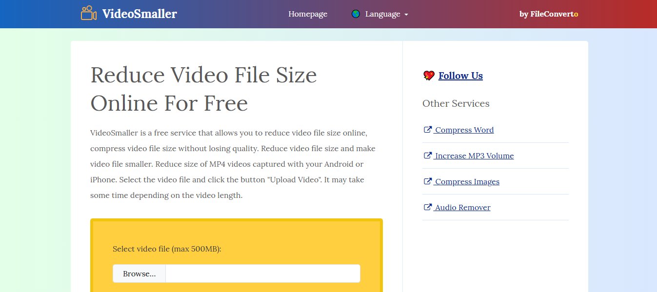 Video Smaller