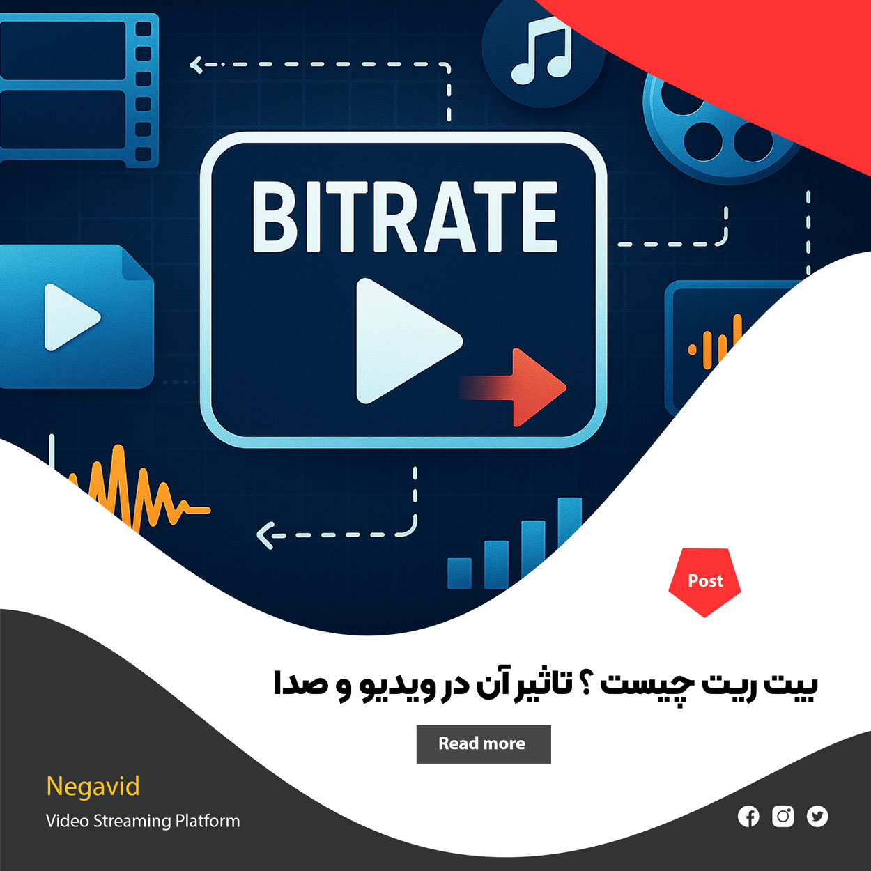 بیت ریت (Bitrate) چیست ؟ تاثیر آن در ویدیو و صدا + نحوه محاسبه آن